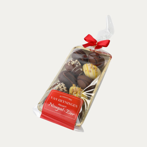Nougat Eier – 10 Stück – 200 g