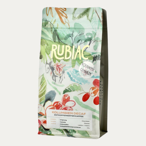 RUBIAC Kolumbien Sugarcane Decaff – entkoffeiniert – 250 g