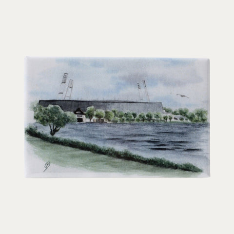 Weserstadion Aquarell – Kühlschrank-Magnet