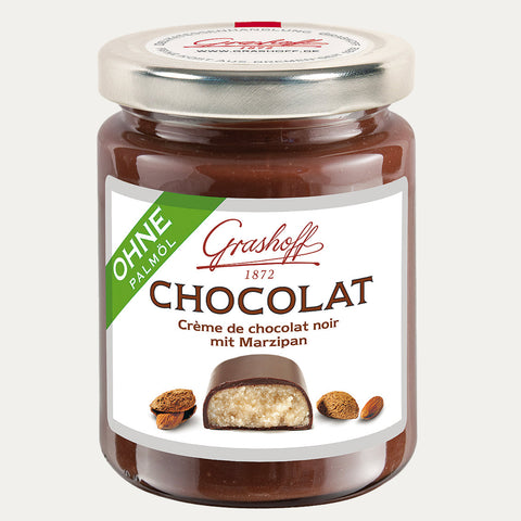 Dunkle Chocolat mit Marzipan – Schokoladencreme 250 g