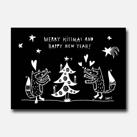 Merry Kissmas – Emti – Postkarte