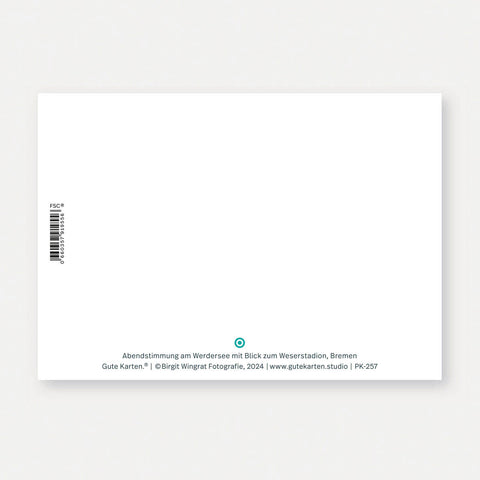 Weserstadion Gegenlicht (257) – Postkarte