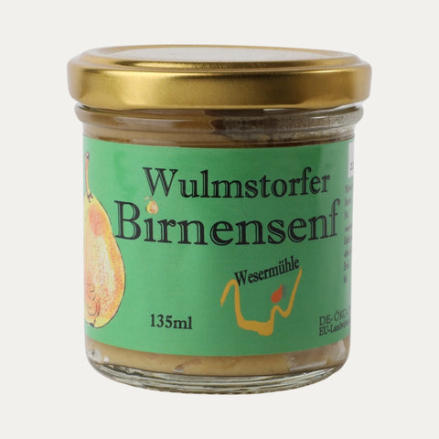 Wulmsdorfer Birnensenf – Wesermühle – 135 ml