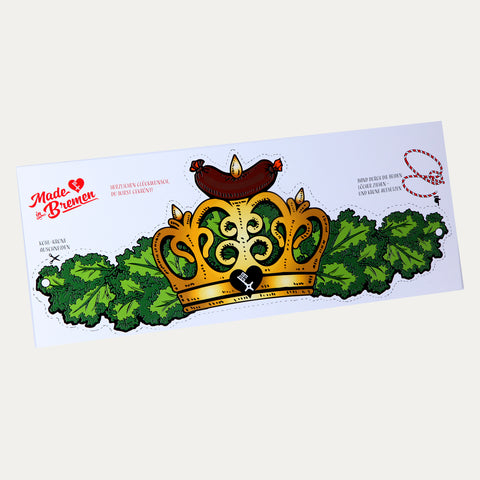 Kohlkrone aus Papier