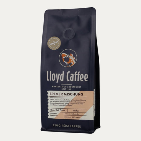 Lloyd Caffee Bremer Mischung ganze Bohne 250g