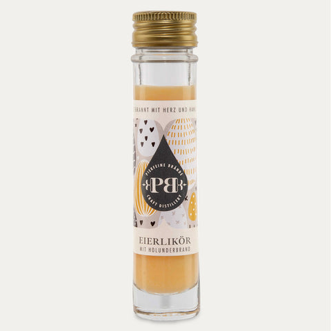 Piekfeiner Eierlikör, Holunderbrand 25% Vol. - Made in Bremen - Piekfeine Brände -
