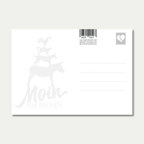 Sticker Bremen – Postkarte