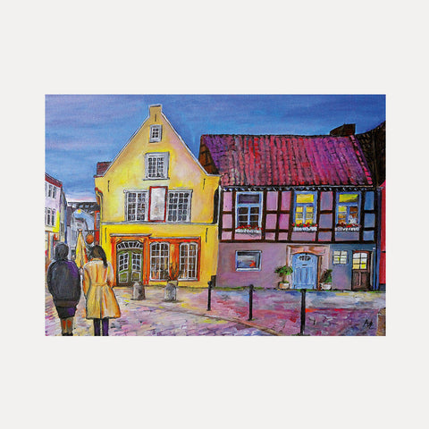Schnoor – Anja Zumsande – Postkarte