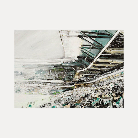 Weser-Stadion innen – Anja Zumsande – Postkarte