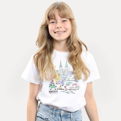 Kinder T-Shirt – Bremen Collage