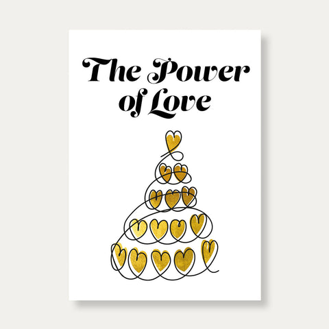 The Power of Love (Christmas Edition) – Postkarte Weihnachten