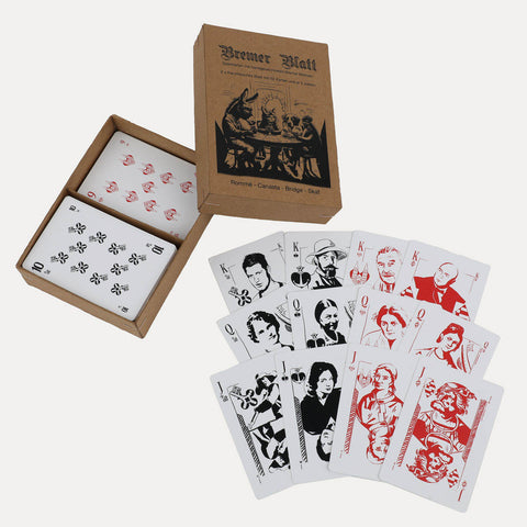 Bremer Blatt – Kartenspiel – französisches Blatt 2 x 52 Karten und 2 Joker