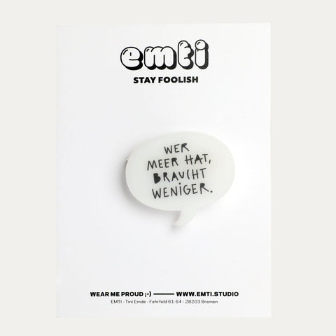 Sprechblasen – Anstecker oder Magnete – EMTI