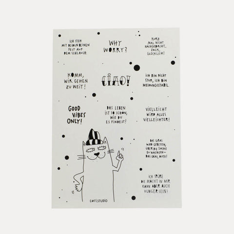 Ciao! – Emti – Stickerkarte