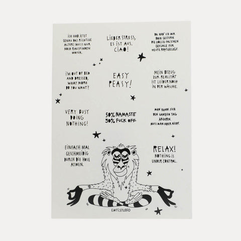 Easy Peasy! – Emti – Stickerkarte