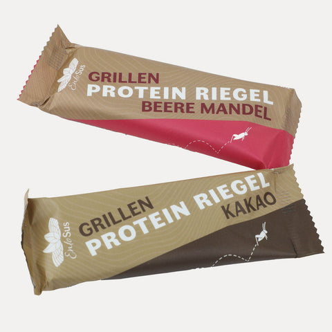 Grillen Proteinriegel – Beere Mandel, Kakao
