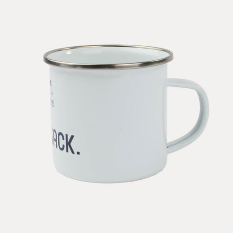 Blechtasse – verschiedene Sprüche, zwei Größen – Fiedsche schnackt Platt