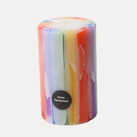 Regenbogen Kerze – verschiedene Größen – Fiedsche schnackt Platt