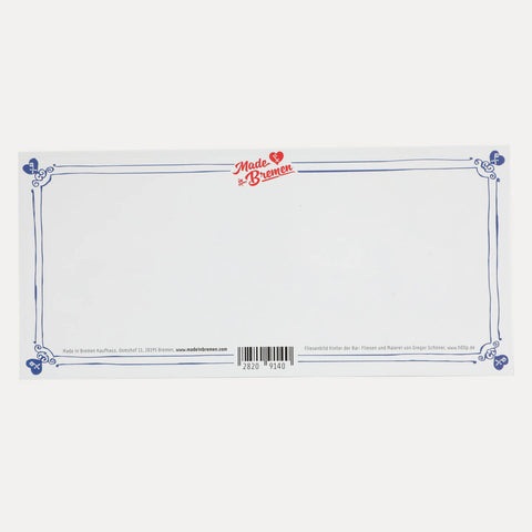 Fliesenbild Bar – Gregor Schöner – Postkarte DIN lang