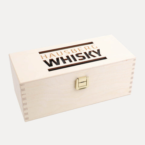 Hausberg Whisky Single Malt – Limited – 500 ml in Holzbox oder 100 ml