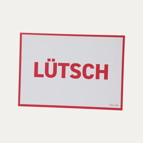 Bremer Schnack – LÜTSCH – Postkarte
