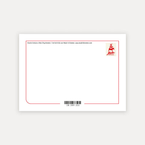The Bike Capital – City of Bremen – Postkarte