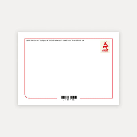 Fish and Ships – Postkarte