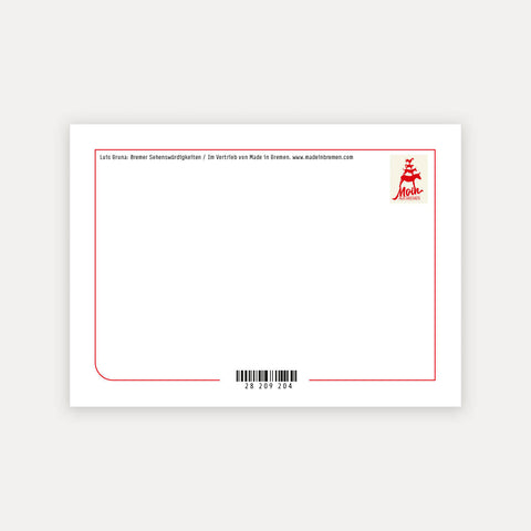 Bremer Sehenswürdigkeiten – Regenbogen – Postkarte