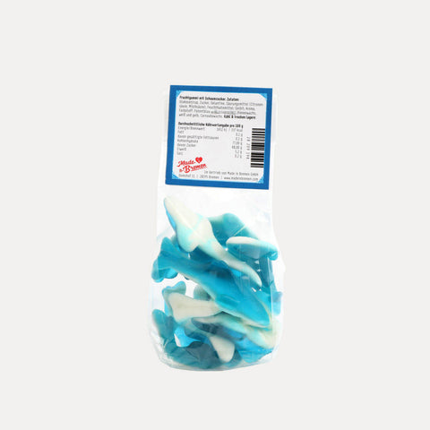 Süße Hundshaie – Fruchtgummi mit Schaumzucker – 80 g oder 150 g