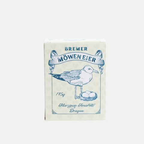 Möweneier – Dragees mit Marzipan Amaretto – 80 g oder 175 g