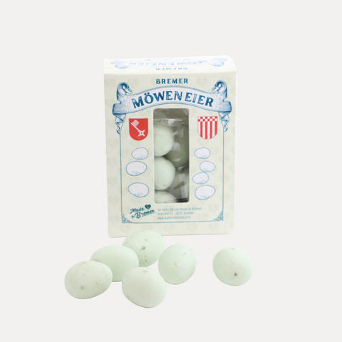 Möweneier – Dragees mit Marzipan Amaretto – 80 g oder 175 g