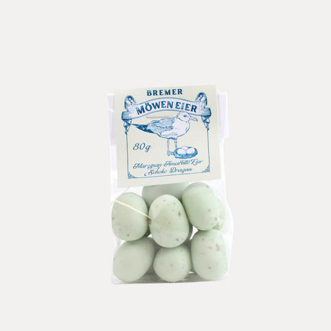 Möweneier – Dragees mit Marzipan Amaretto – 80 g oder 175 g