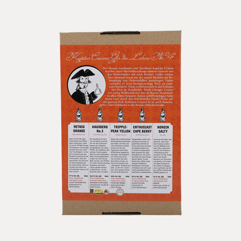 Gin des Lebens – Box Nr. 4 – Bremer Gin Geschenkbox 5 x 50 ml