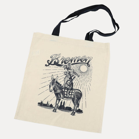 Baumwoll-Tasche Stadtmusikanten – Classic Style