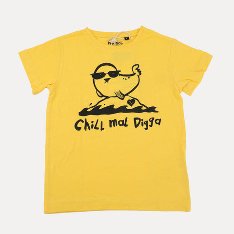 Kinder T-Shirt – Robbe »Chill mal Digga«