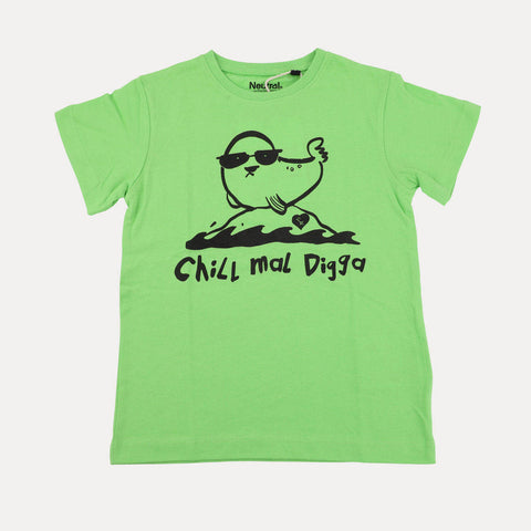 Kinder T-Shirt – Robbe »Chill mal Digga«