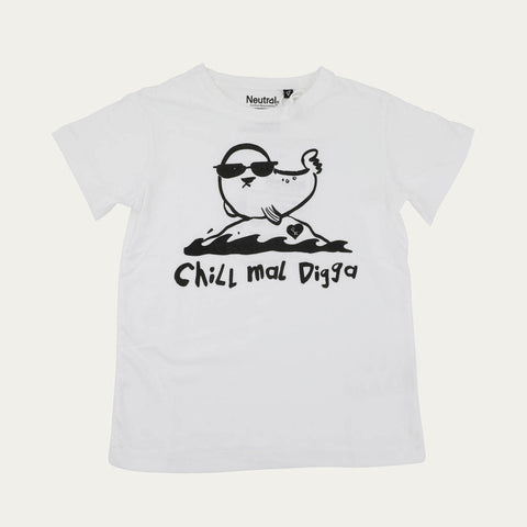 Kinder T-Shirt – Robbe »Chill mal Digga«