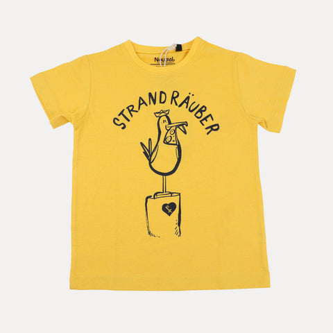 Kinder T-Shirt – Möwe »Strandräuber«