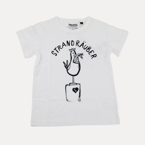 Kinder T-Shirt – Möwe »Strandräuber«
