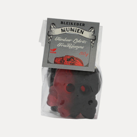 Bleikeller Mumien – Fruchtgummi Lakritz – 80 g oder 175 g