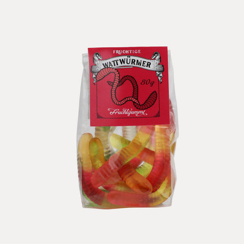 Wattwürmer – Fruchtgummi – 80 g oder 175 g