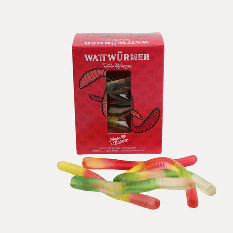 Wattwürmer – Fruchtgummi – 80 g oder 175 g