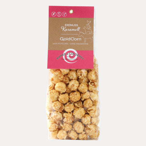 Erdnuss-Karamell – Popcorn – 100 g - Made in Bremen - Manke & Coldewey - Popcorn