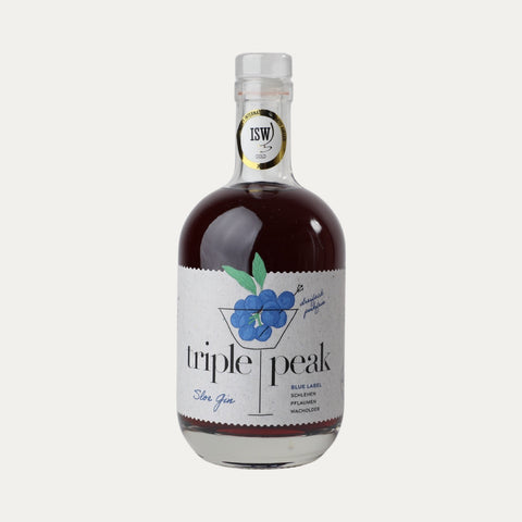 Sloe Gin Triple Peak blue label 30% Vol. 500ml