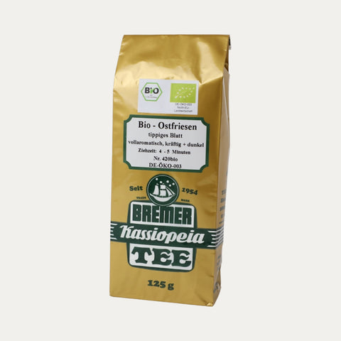 Ostfriesen Tee – tippiges Blatt – Kassiopeia – 125 g