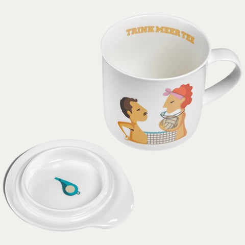 Strandmeuterei – Teebecher mit Deckel