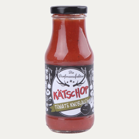 Tomate-Knoblauch Kätschop 250ml - Made in Bremen - Die Dorfmanufaktur - 