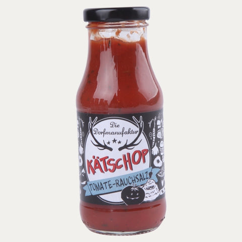 Tomate-Rauchsalz Kätschop 250ml - Made in Bremen - Die Dorfmanufaktur -