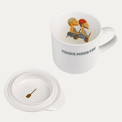 Alle Mann an Bord – Teebecher mit Deckel
