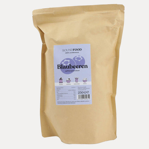 Blaubeeren – gefriergetrocknet – 250 g oder 40 g